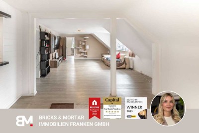 Viel Platz auf einer Ebene: 4-Zimmerwohnung mit Kamin und großer Einbauküche in Pyrbaum