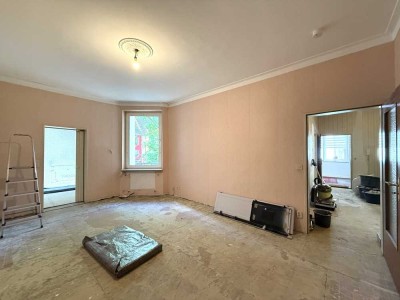 Vom Rohdiamanten zum Wohntraum   
ca. 107 m² 
Erstbezug nach Sanierung mit
Balkon und 2 Stellplät