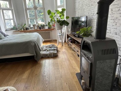 Helle EG-Altbauwohnung mit Garten, Kamin & modernem Bad in ruhiger Lage von Bergisch-Neukirchen