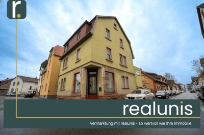 *reserviert* Sanierungsbedürftiges Wohn- und Geschäftshaus mit Umbaupotenzial - realunis -