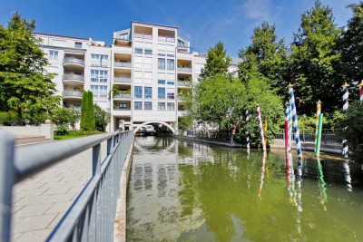 Großzügige 3-Zimmer-Wohnung mit Garten im wunderschönen Klein Venedig zum Selbstbezug