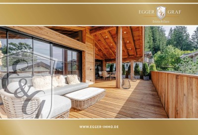 Luxus-Chalet mit Panorama, Spa &amp; Designinterieur