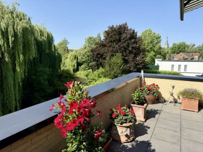 Exklusives Penthouse mit Blick auf den Mühlenbach