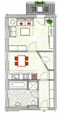 Wohlfühloase in Peiting: 1,5-Zimmer mit Balkon, Garten & Garage – teilmöbliert!
