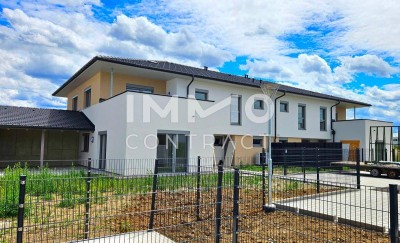 Quattrohaus mit großer Privater Terrasse, Garten und Blick ins Grüne