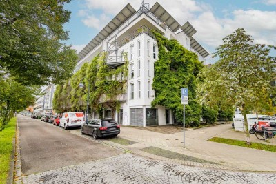 1-Zimmer-Wohnung mit Balkon im ökologischen "Green House" in Freiburg-Rieselfeld