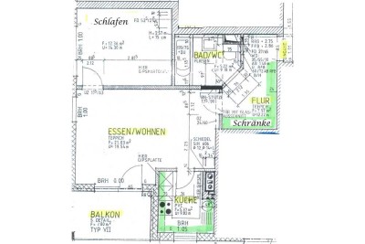 2-Raum-Wohnung in ruhiger Siedlungslage nahe Zschoner Grund mit Einbauküche in Dresden