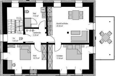 Kernsanierte Wohnung in historischem Altbau
