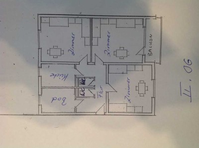 Gepflegte 3-Zimmer-Wohnung mit Balkon und Einbauküche in Konstanz.