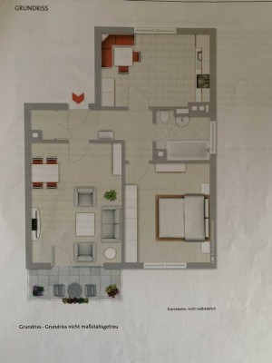 Helle 2-Zimmer-Wohnung mit Balkon in Ludwigshafen-Oggersheim