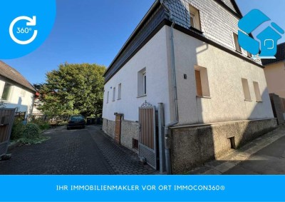 +provisionsfrei+ Sofort frei! Solides Einfamilienhaus in Ortskern von Butzbach-Hochweisel!