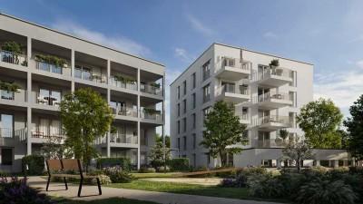 THERESE 4 - Moderne 1,5-Zimmer-Wohnung mit Süd-West-Terrasse