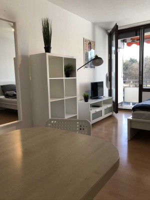 Charmantes möbliertes 1-Zimmer-Apartment mit Balkon – ideal für Singles oder Pendler