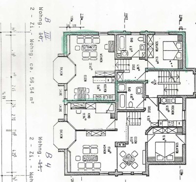 Schöne 2-Zimmer-EG Wohnung mit Gartenanteil