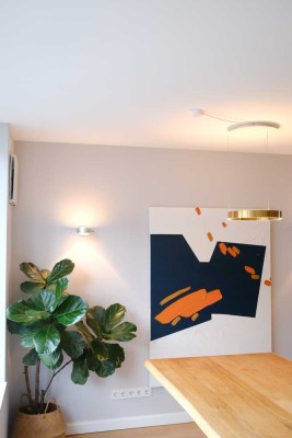 Luxus Teilmöblierte 2-Zimmer Loftstil Neubau mit EBK/TG