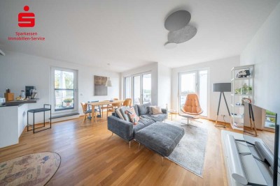 Moderne 3-Zimmer-Wohnung mit Dachterrasse & hochwertiger Ausstattung im Steinpark