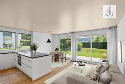 Moderne 3-Zimmer-Wohnung mit großzügigem Privatgarten