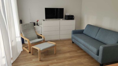 1-Zimmer // möbliert // EBK // Neubau // Balkon
