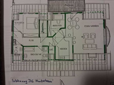 Schöne 3 Z.-Wohnung in Ettlingen-Spessart