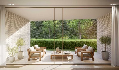 2-Zimmer-Luxuswohnung mit Schlosspark