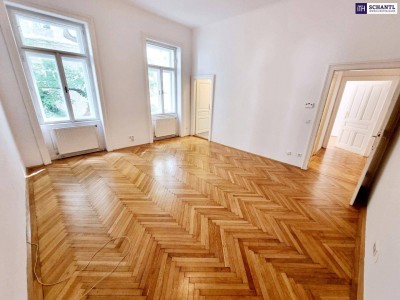 Stark reduziert - Frisch saniert! Absolute Hof-Ruhelage mit Blick ins Grüne! Traumaft schönes Altbauhaus + Bestlage in 1030 Wien! Klassische Altbauwohnung!