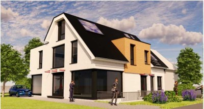 DHH Effizienzklasse A+, KfW 40 mit PV-Anlage , Keller, Fußbodenheizung und Grundstück!