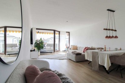 Schicke Maisonettewohnung mit 3-Zimmern und 2 Balkonen zentral in Moers