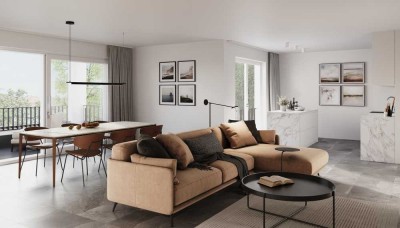 2-Zimmer-Wohnung mit Balkon und Tiefgaragenstellplatz in modernem Neubauensemble