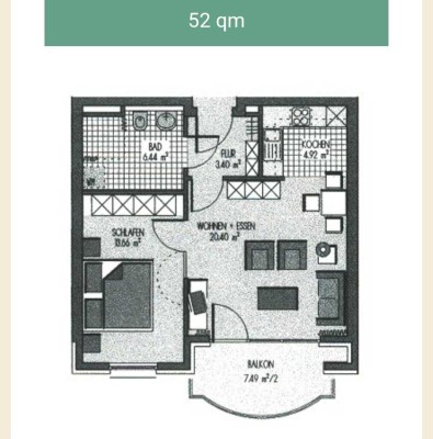 Barrierefreie 2 Zimmer Wohnung, teilmöbiliert und EBK sowie Balkon im Wohnpark Allerdeich