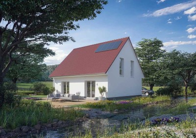 Schickes bezahlbares Einfamilienhaus in Massivbauweise und schlüsselfertig!