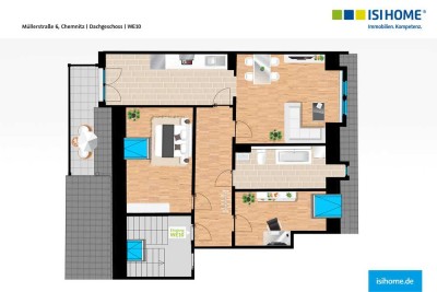 Tolle 3 Raumwohnung mit großem Balkon zum Erstbezug - WE10