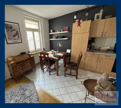 2-Zimmerwohnung in Markkleeberg guter Lage im Denkmal – EG, Parkett und großer Wohnküche inklusive