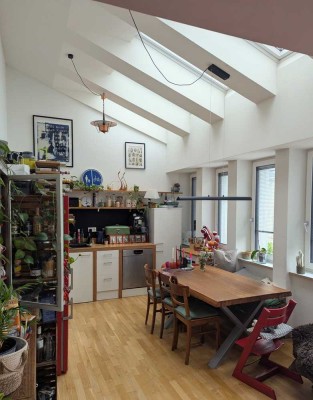 Philosophengarten: 3-Zimmer plus Wohnküche mit Süd-West-Terrasse