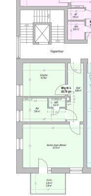 Zweiraumwohnung in zentraler Lage von Wiedenbrück