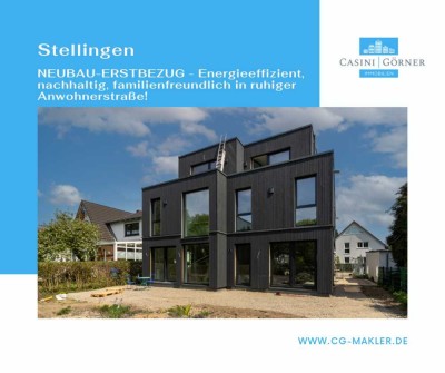 NEUBAU-ERSTBEZUG - Energieeffizient, nachhaltig, familienfreundlich in ruhiger Anwohnerstraße!