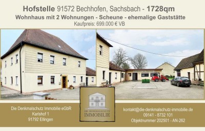 Hofstelle mit bezugsfertigen Wohnungen