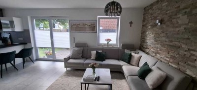 Luxuriöse Erdgeschosswohnung mit EBK und Terrasse/Garten im Herzen von Gütersloh
