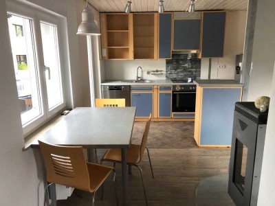 Schöne und sanierte 2-Raum-Loft-Wohnung mit großer Terrasse in Mühlacker