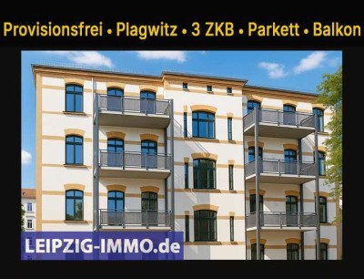 Provisionsfrei ** vermietete 3-Raumwohnung ** Balkon ** Parkett