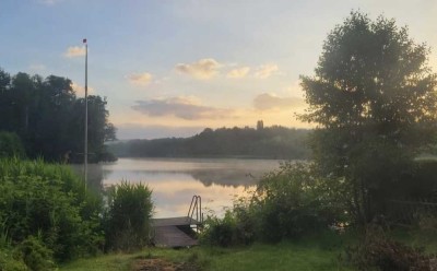 Bebaubares Wassergrundstück Seegrundstück mit Baugenehnigung