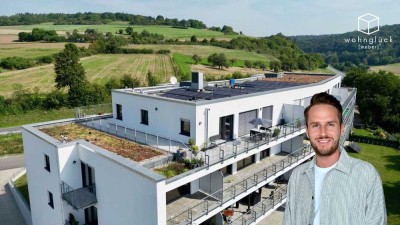 Penthouse mit Traum-Dachterrasse – Neubau 2023 in Igersheim