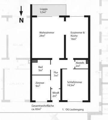 Nahe TH OWL, großzügige 3-Zimmer-Wohnung in Lemgo