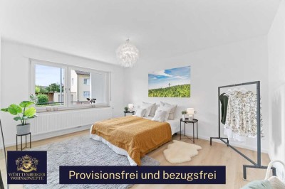 Lichtdurchflutete 3-Zi-Whg mit Südbalkon & Garten - zum sofort einziehen PROVISIONSFREI