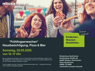 Pizza, Bier & Hausbesichtigung am 22.03. in Nunkirchen