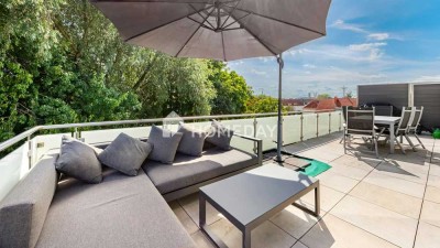 Exklusives Penthouse mit Dachterrasse – Modernes Wohnen in bestens isolierter Lage nahe Bahnlinie