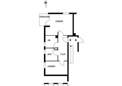 Behindertengerechte 2-Zimmer-Wohnung