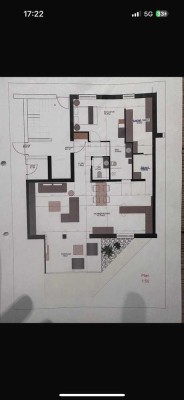 Neuwertige Wohnung mit drei Zimmern sowie Balkon und Einbauküche in Bad