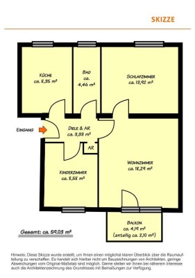 ## Schicke 3-Zimmer-Wohnung mit Balkon und EBK im schönen Düsseldorfer Süden ##