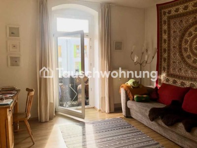 Tauschwohnung: Helle Zweiraumwohnung mit Balkon in Dresden-Friedrichstadt