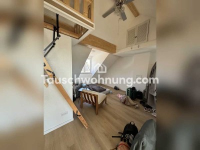 Tauschwohnung: Traumhafte Dachgeschosswohnung – frisch renoviert mit Einbau